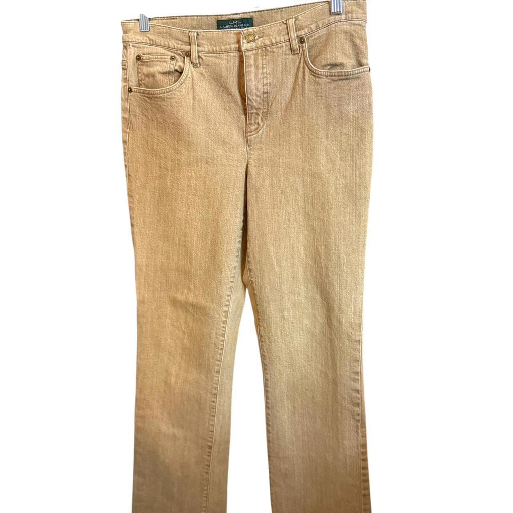 Lauren Jeans Co. Ralph Lauren Beige Denim Jeans