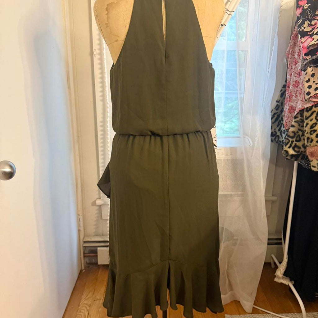 City Triangles Khaki and Green Dress