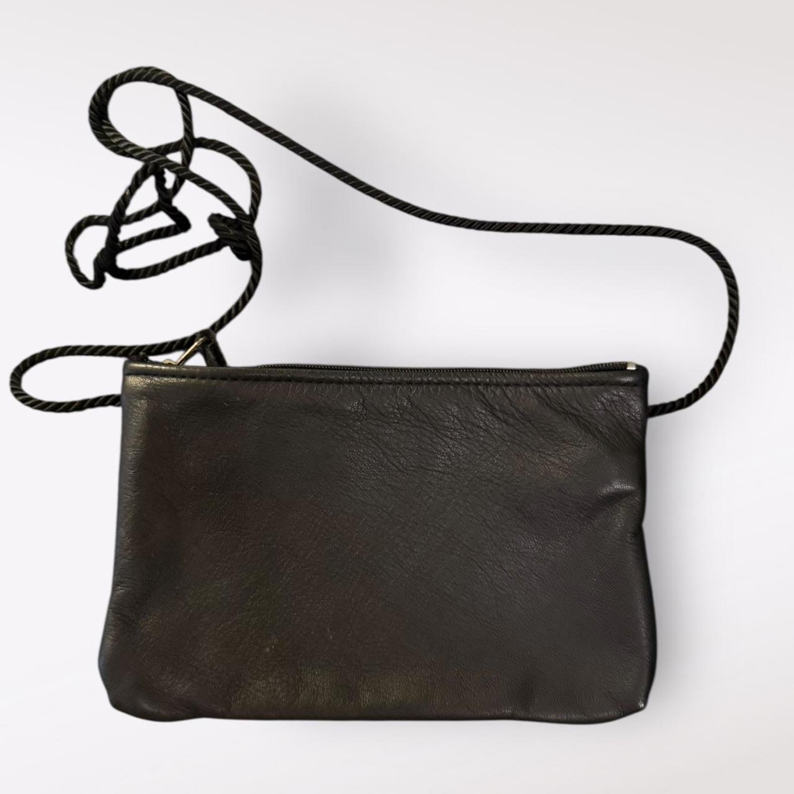 Women's Blue and Black Colorblock Crossbody Bag