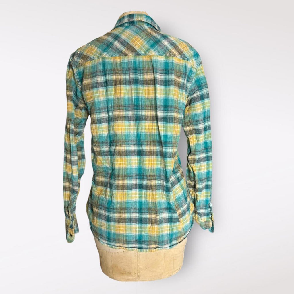 Levi's Small Plaid Button-Up Shirt