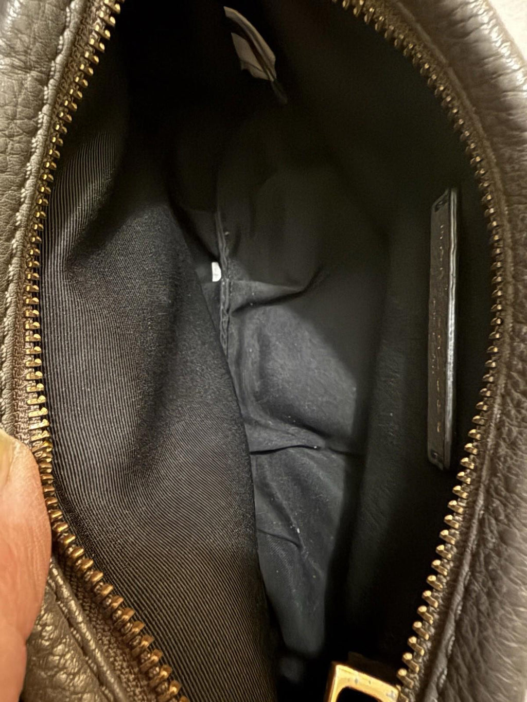 Marc by Marc Jacobs Classic Q Percy Crossbody Taupe Leather