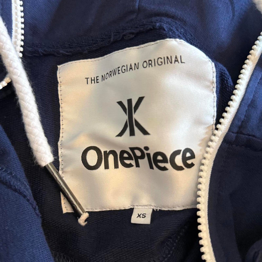 OnePiece Blue Hooped Jumpsuit Size XS