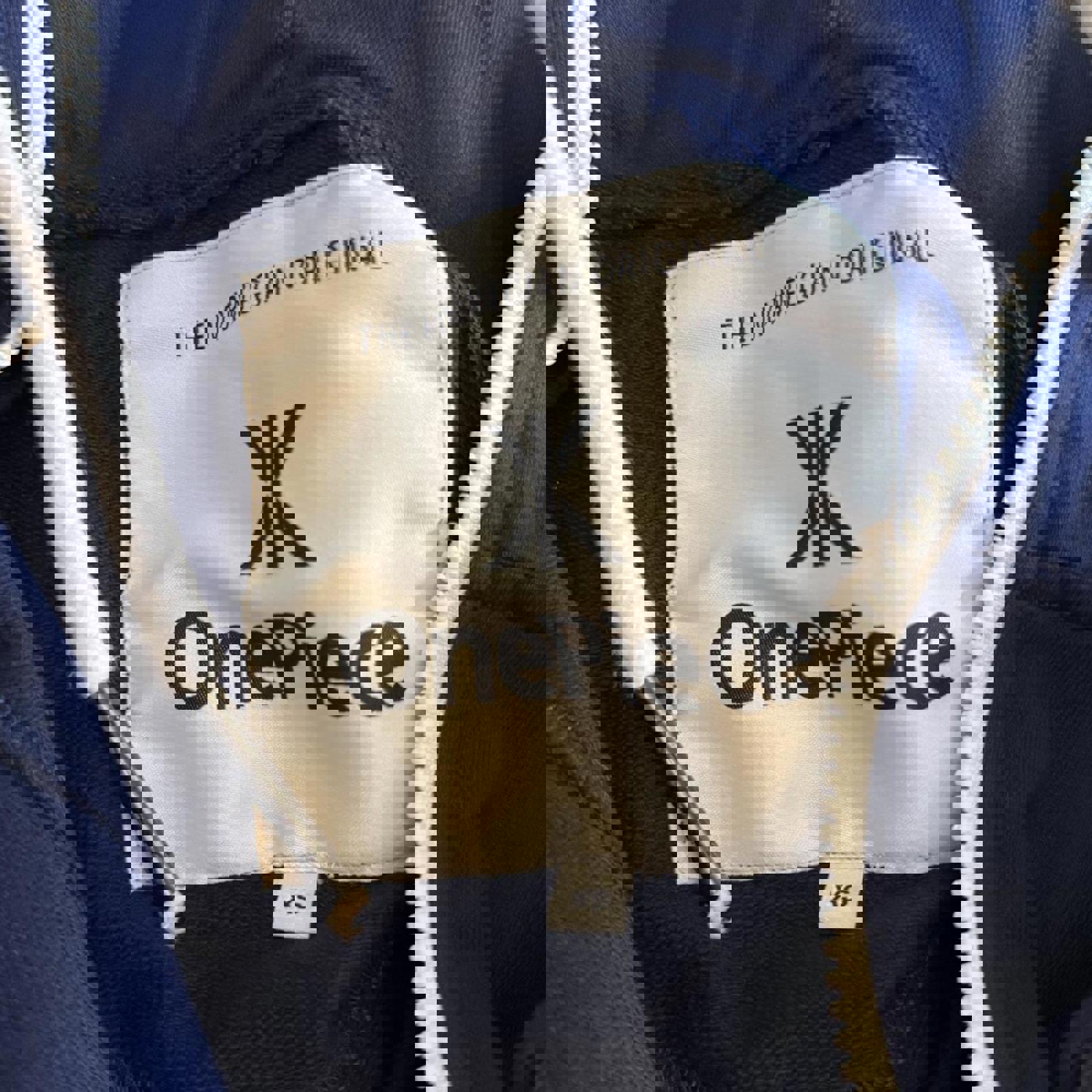 OnePiece Blue Hooped Jumpsuit Size XS