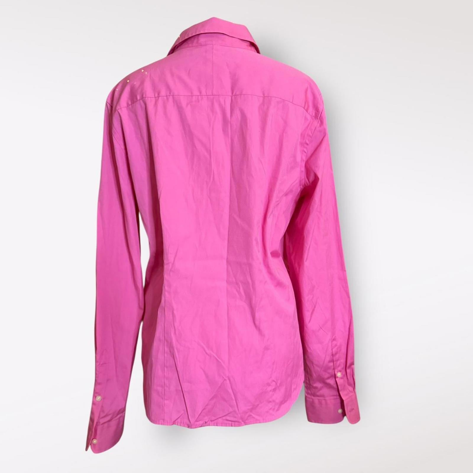 Polo Jeans Company Ralph Lauren Pink Cotton Button-Up Shirt