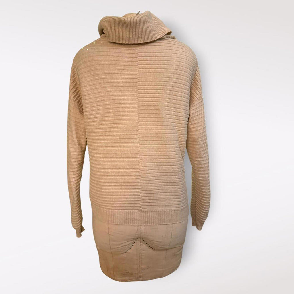 Vila Milano Ultra Soft Cream Cowl Neck Sweater