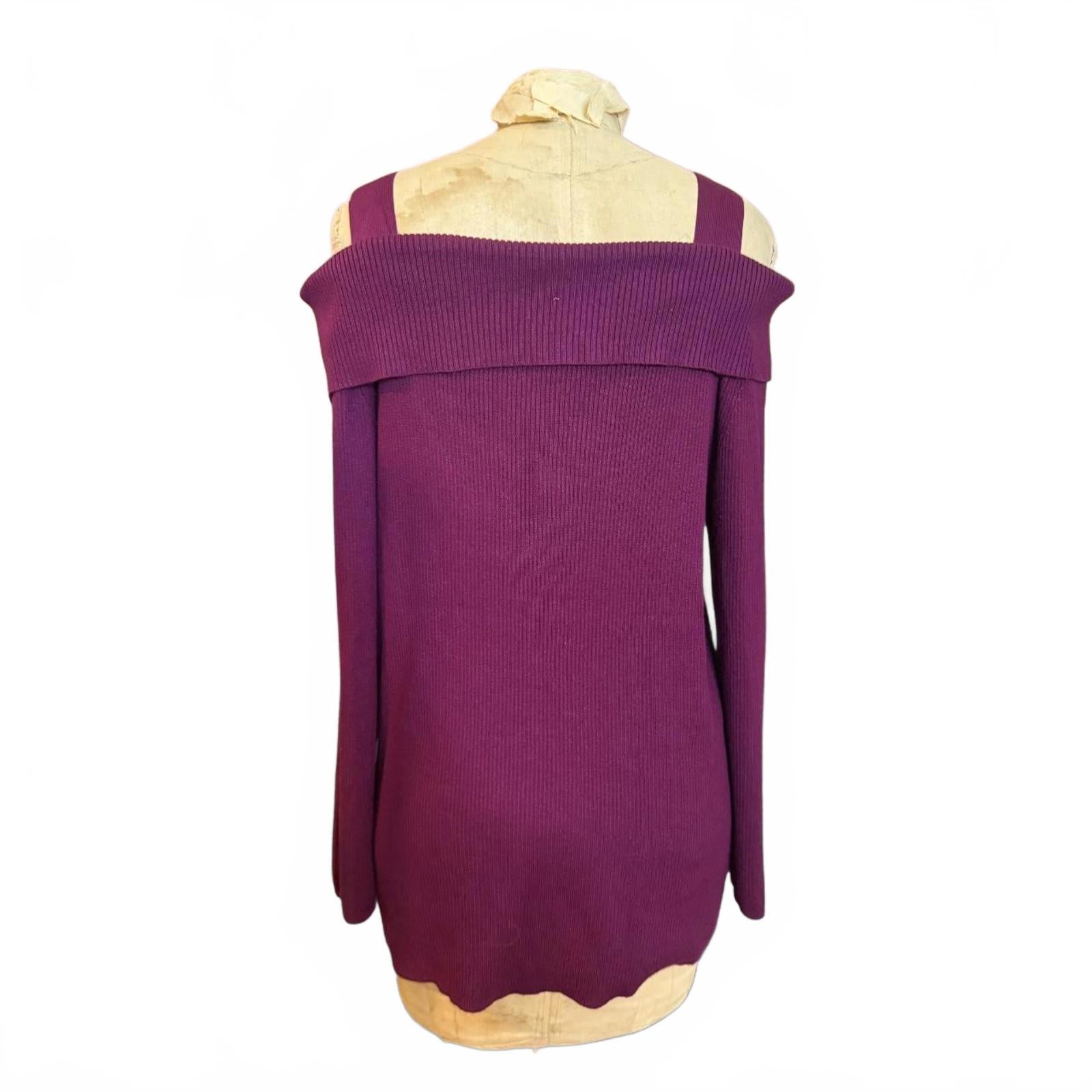 Cable & Gauge Purple Sweater Size XL