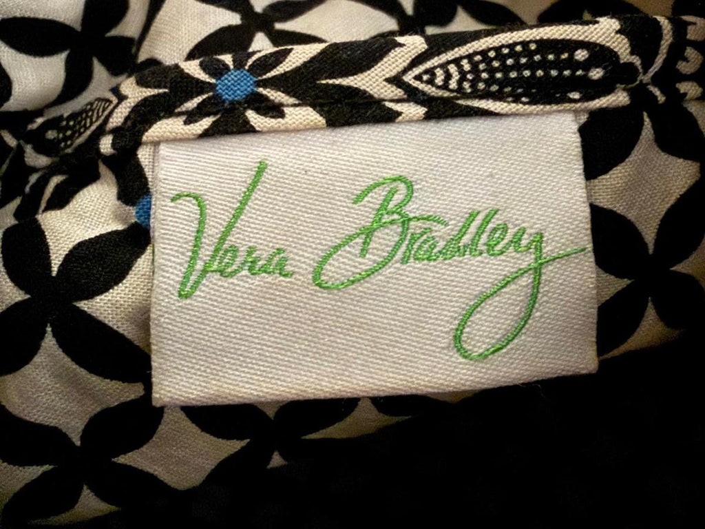 Vera Bradley Patterned Tote Bag with Striped Accent