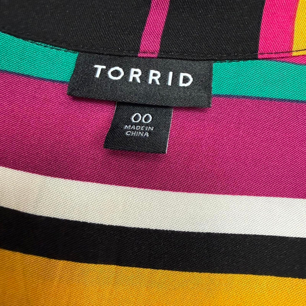 Torrid Women's Multicolor Shirt Dress
