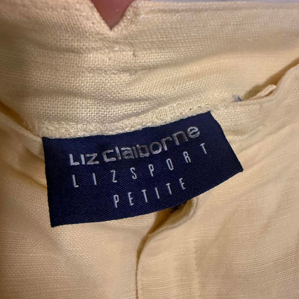 Liz Claiborne Lizsport Petite Yellow Pants