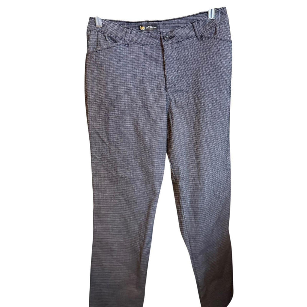 Lee Petites Relaxed Fit Straight Leg Pants Mid Rise