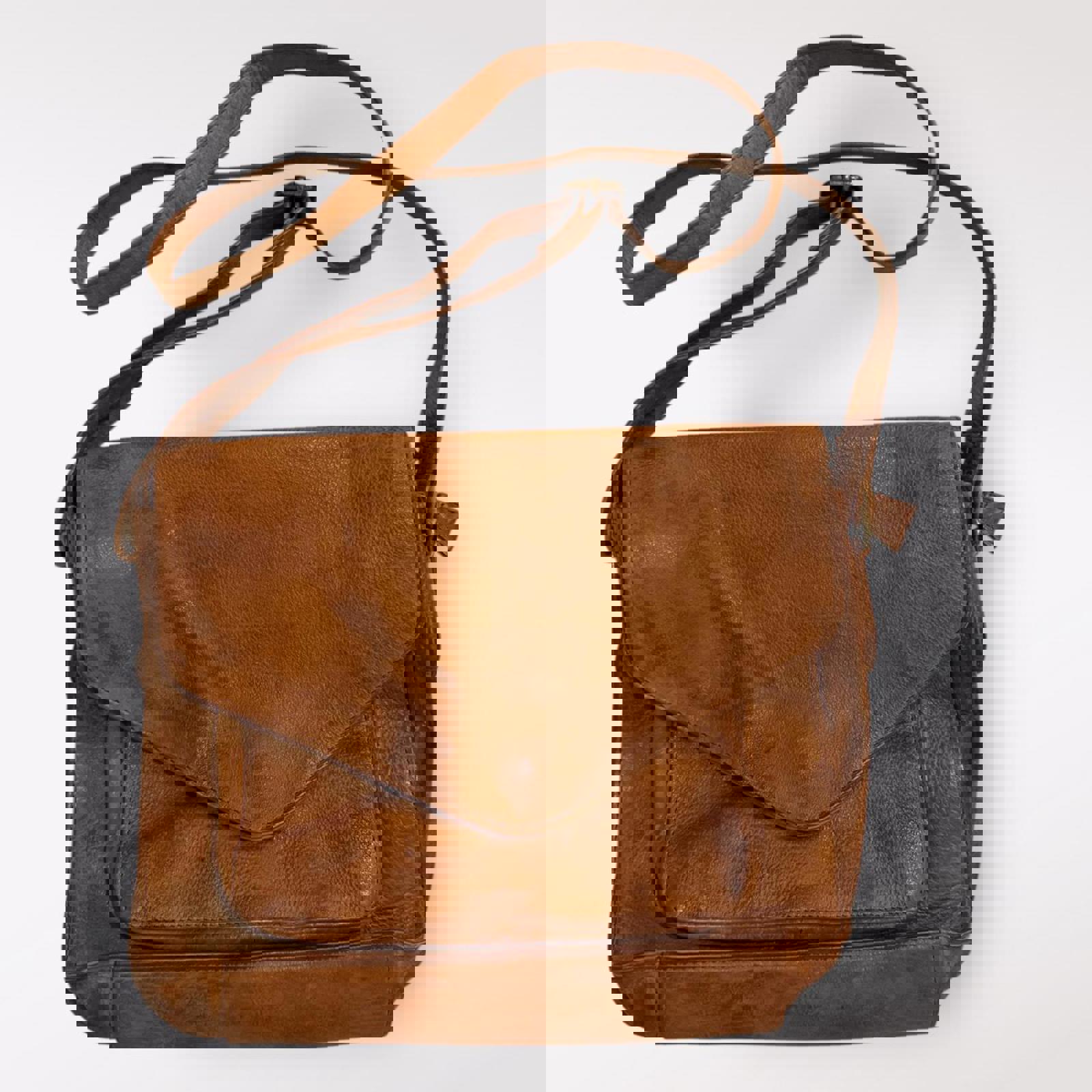 Brown Leather Crossbody Bag