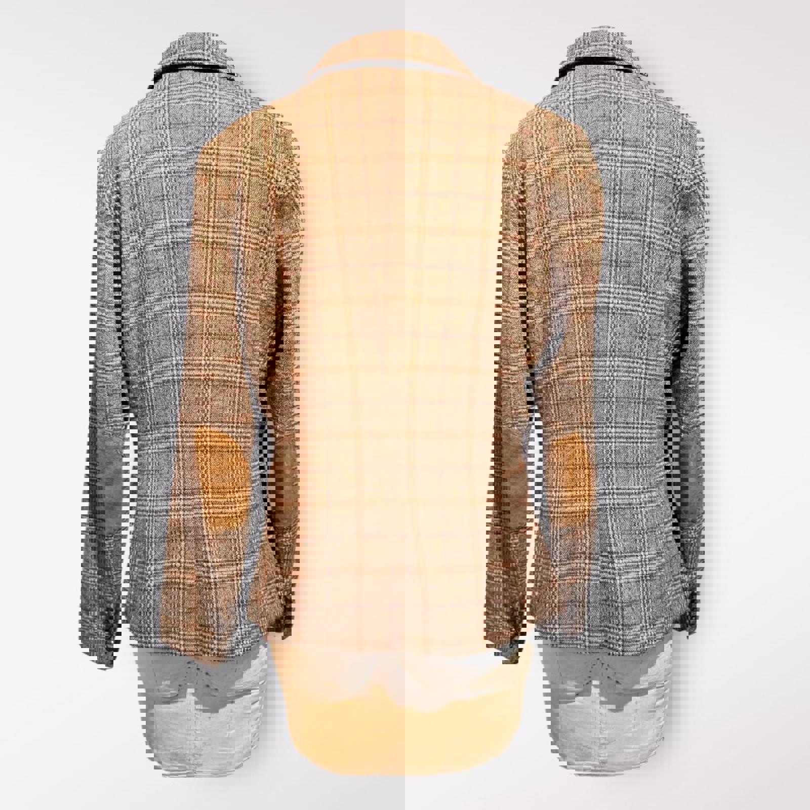 H&M L.O.G.G. Women's Plaid Blazer Jacket