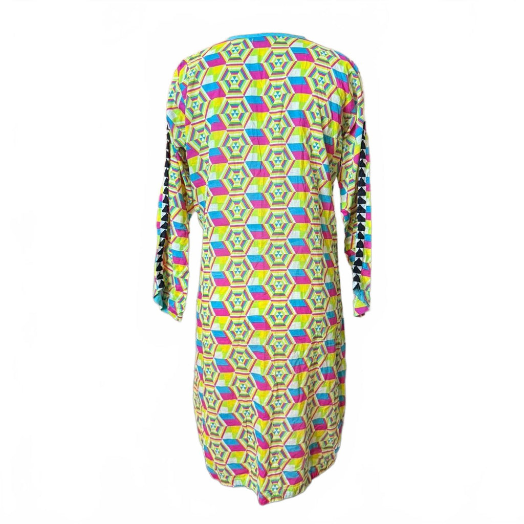 Senorita Colorful Tunic Top Size XS