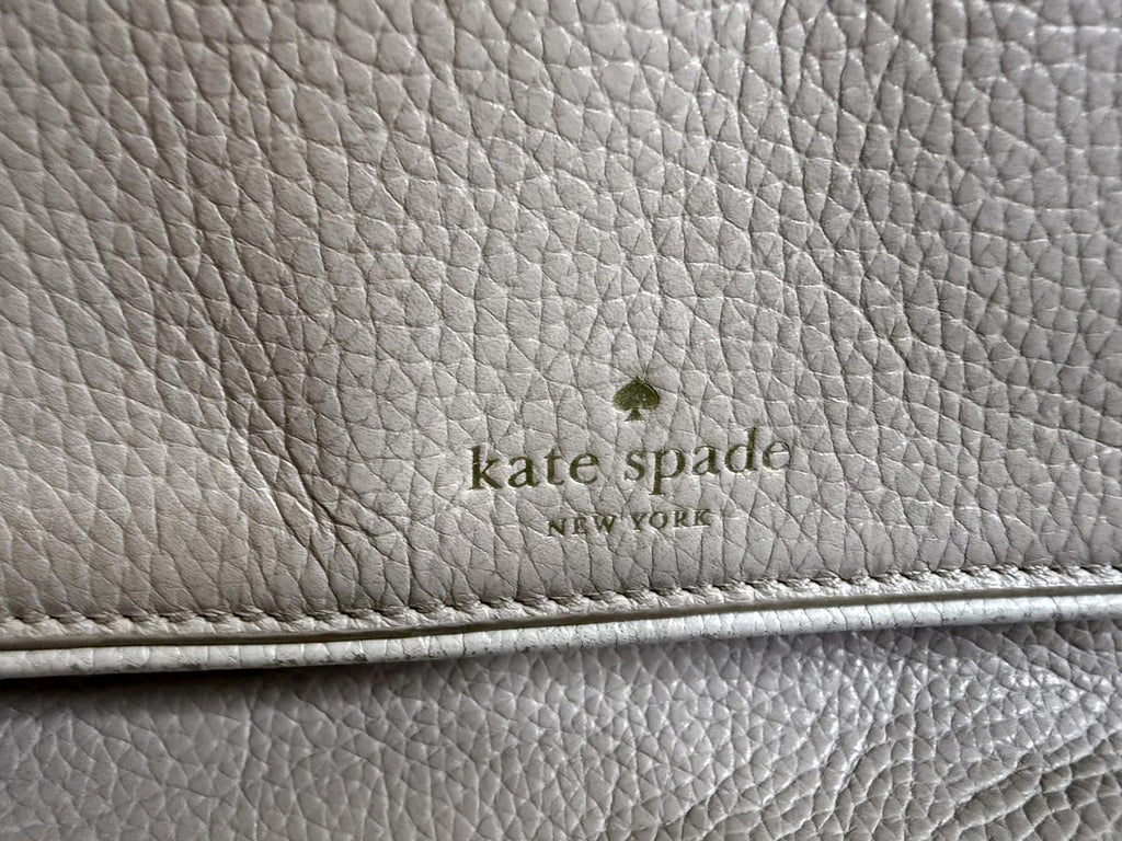 Kate Spade New York Pebbled Leather Crossbody Bag Off-White