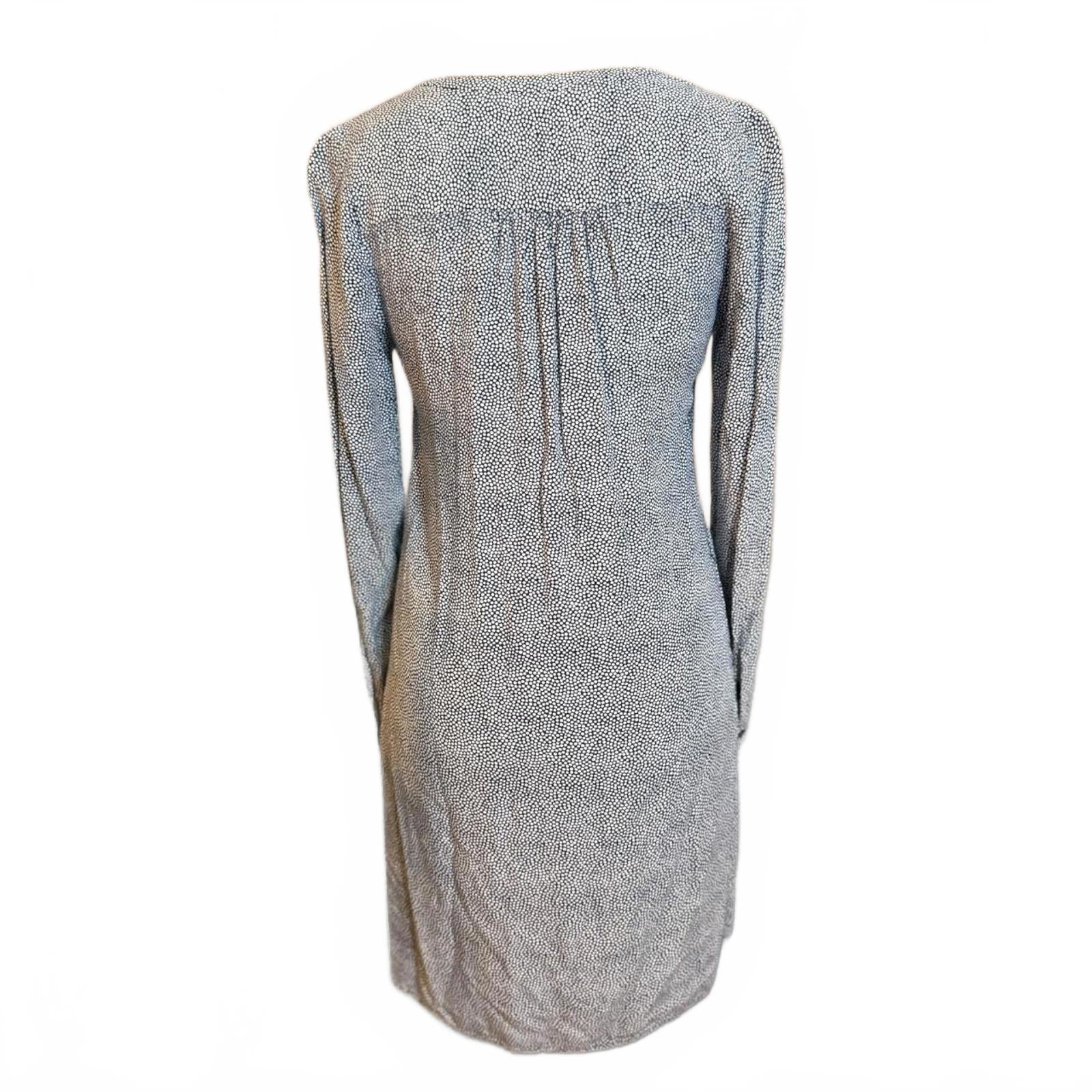 Boden Gray Long Sleeve Dress Size S