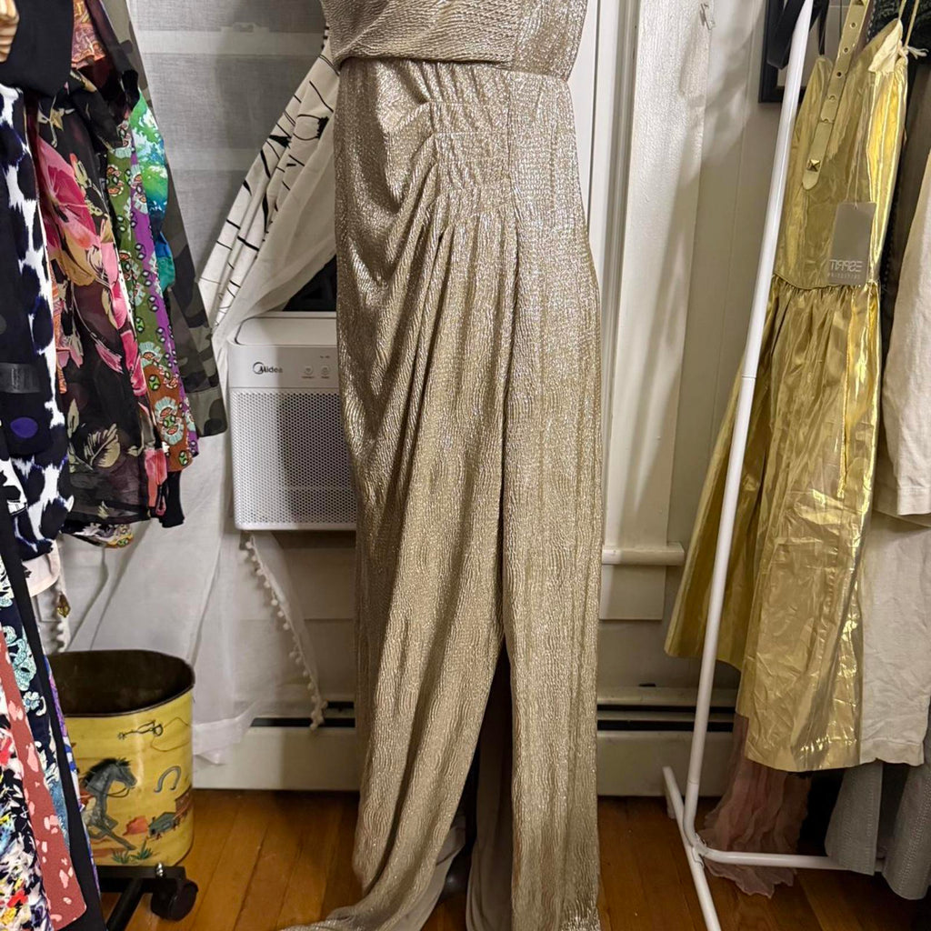 Ralph Lauren Gold Maxi Evening Dress
