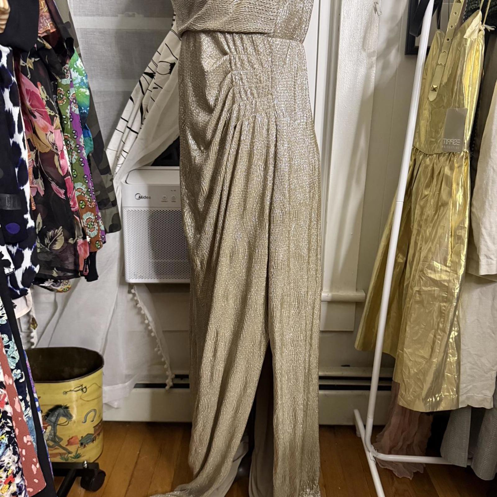 Ralph Lauren Gold Maxi Evening Dress