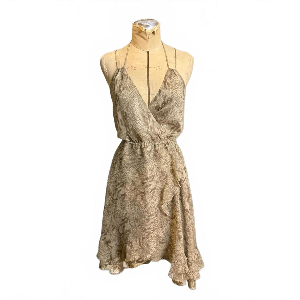 Haute Hippie Snakeskin Print Dress