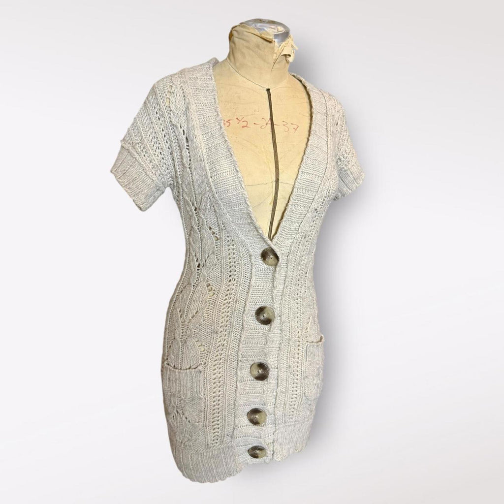 Aeropostale Cream Knit Cardigan