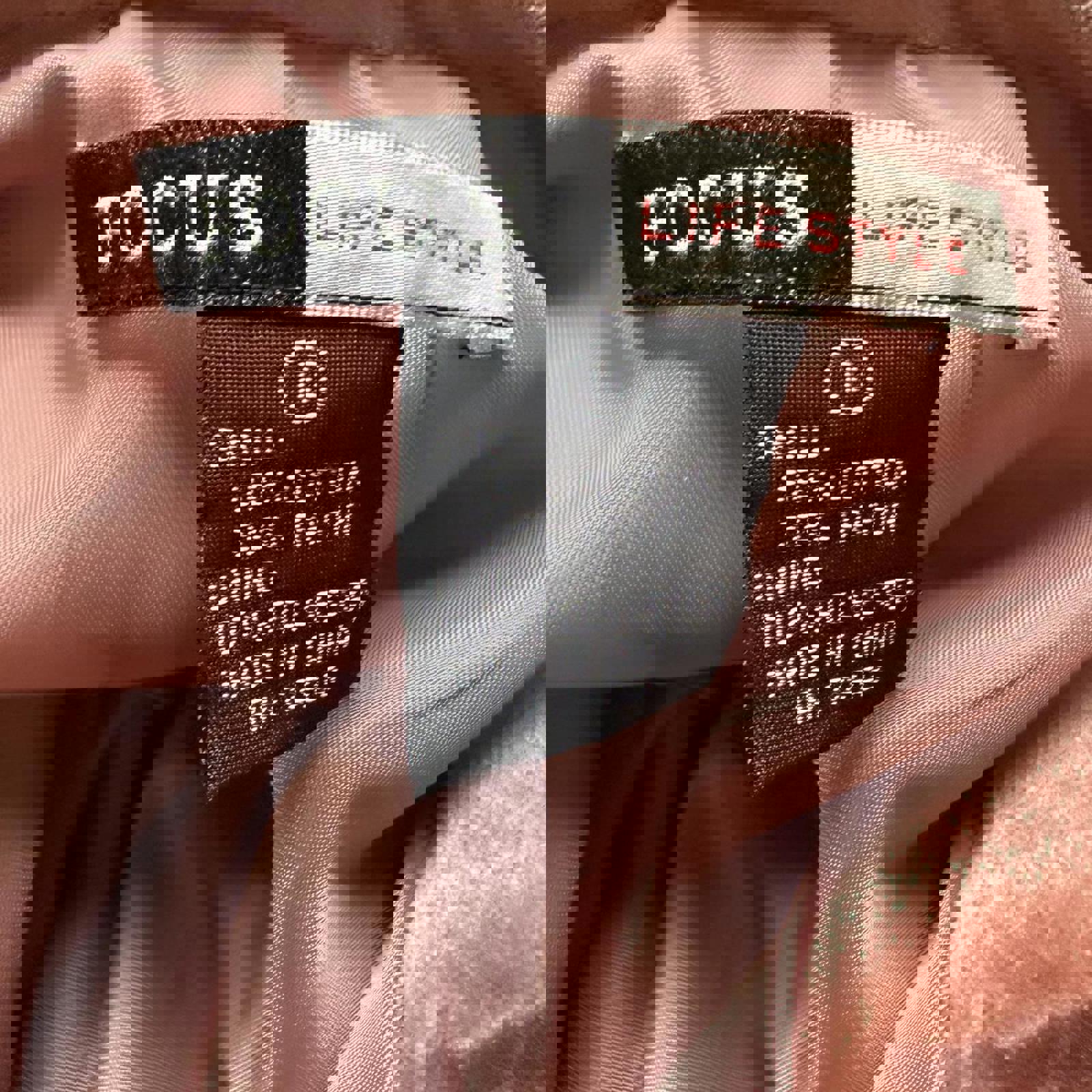 Focus Lifestyle Rust Velvet Blazer with Lace Trim Detail