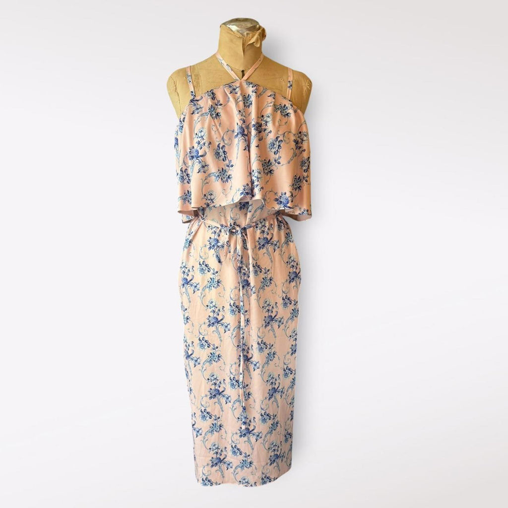Osman Yousefzada Collective Floral Midi Dress