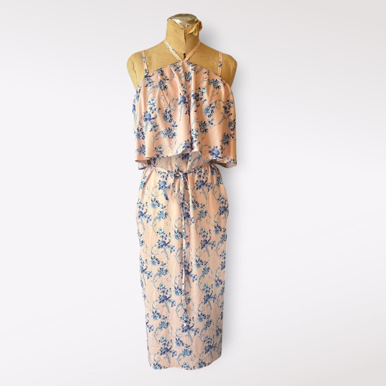 Osman Yousefzada Collective Floral Midi Dress