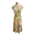Spiegal Floral Sheer Midi Dress Size L