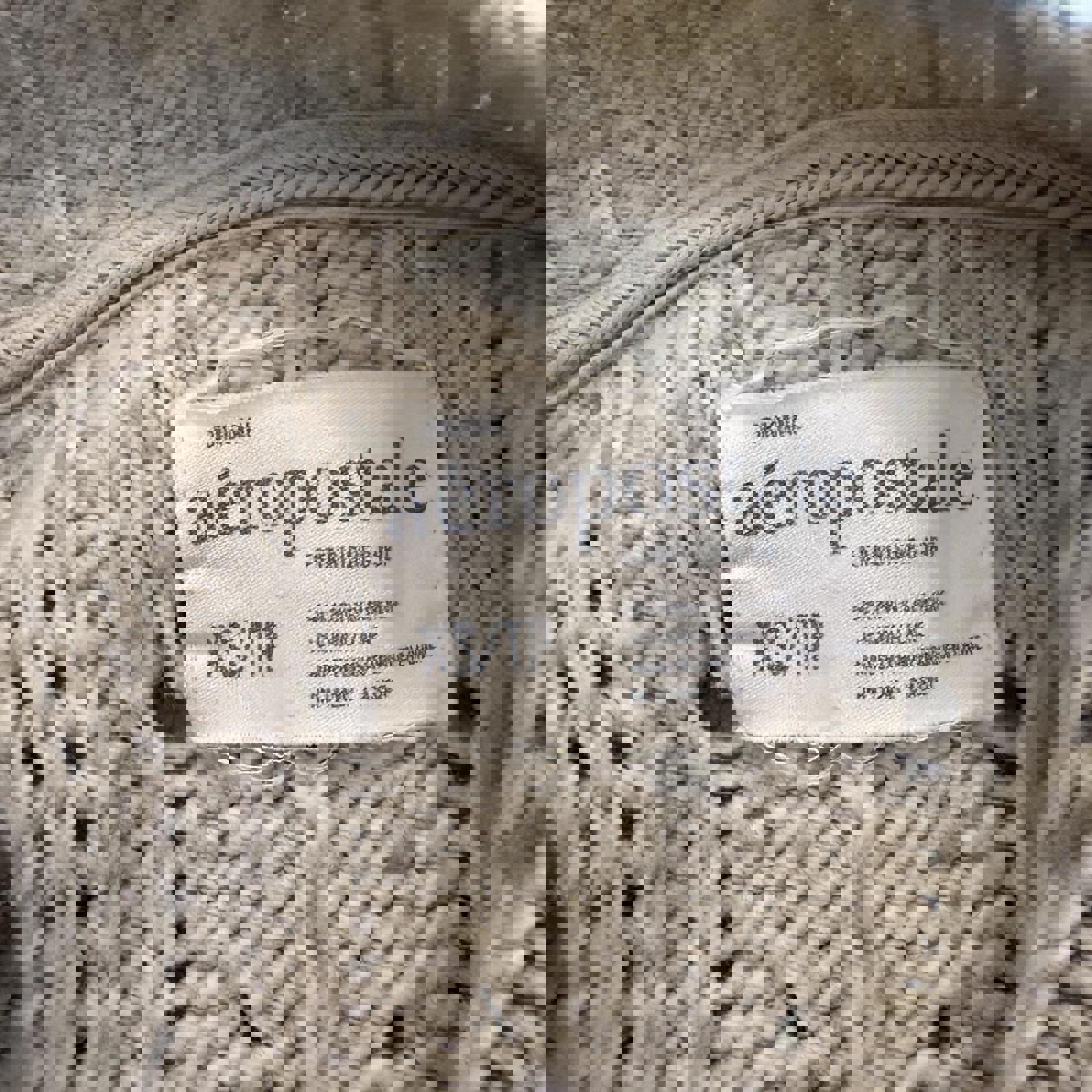 Aeropostale Cream Knit Cardigan