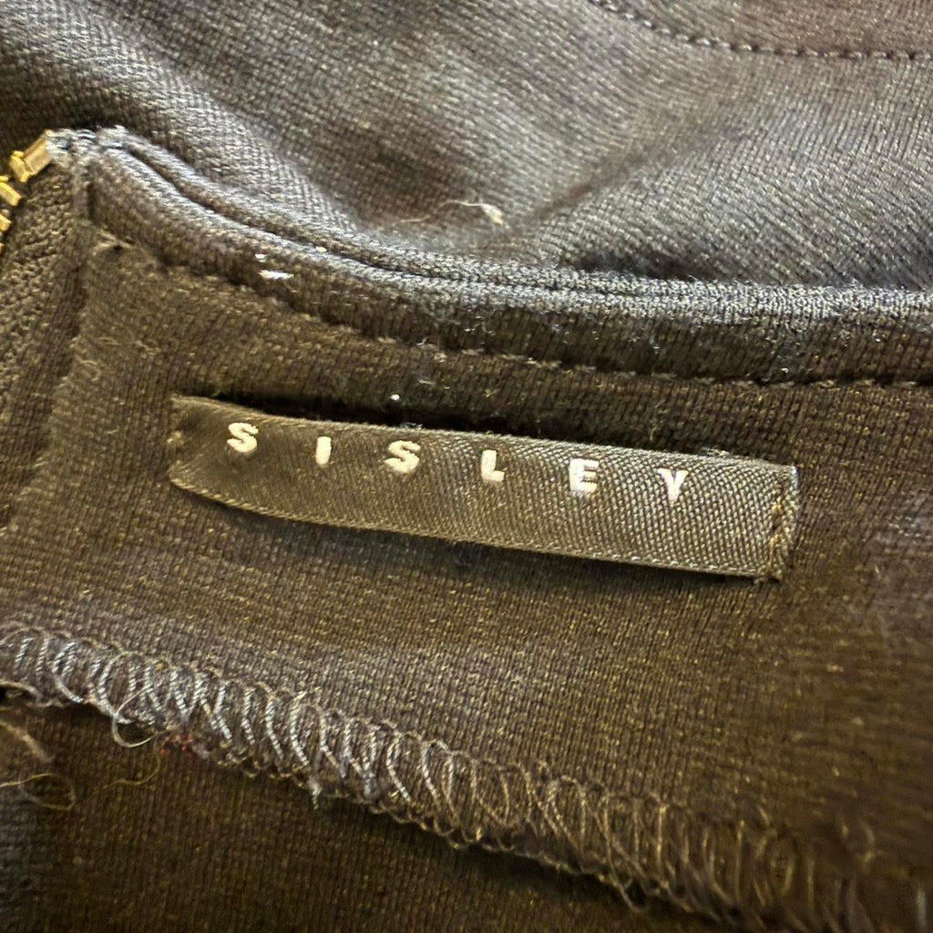 Sisley Black Dress with Mesh Detail