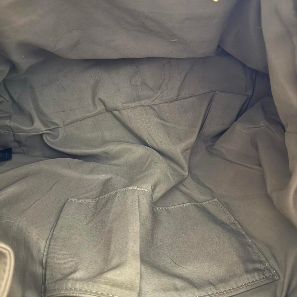 Bebe Tan Leather Shoulder Bag