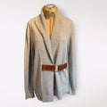 Michael Kors Gray Knit Cardigan with Belt
