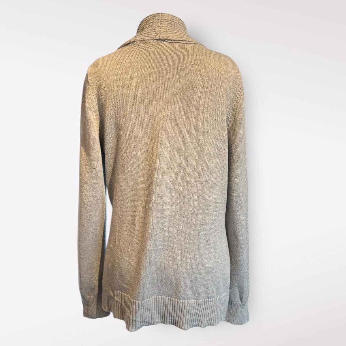 Michael Kors Gray Knit Cardigan with Belt