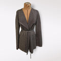 Oodji Silver Cardigan with Belt