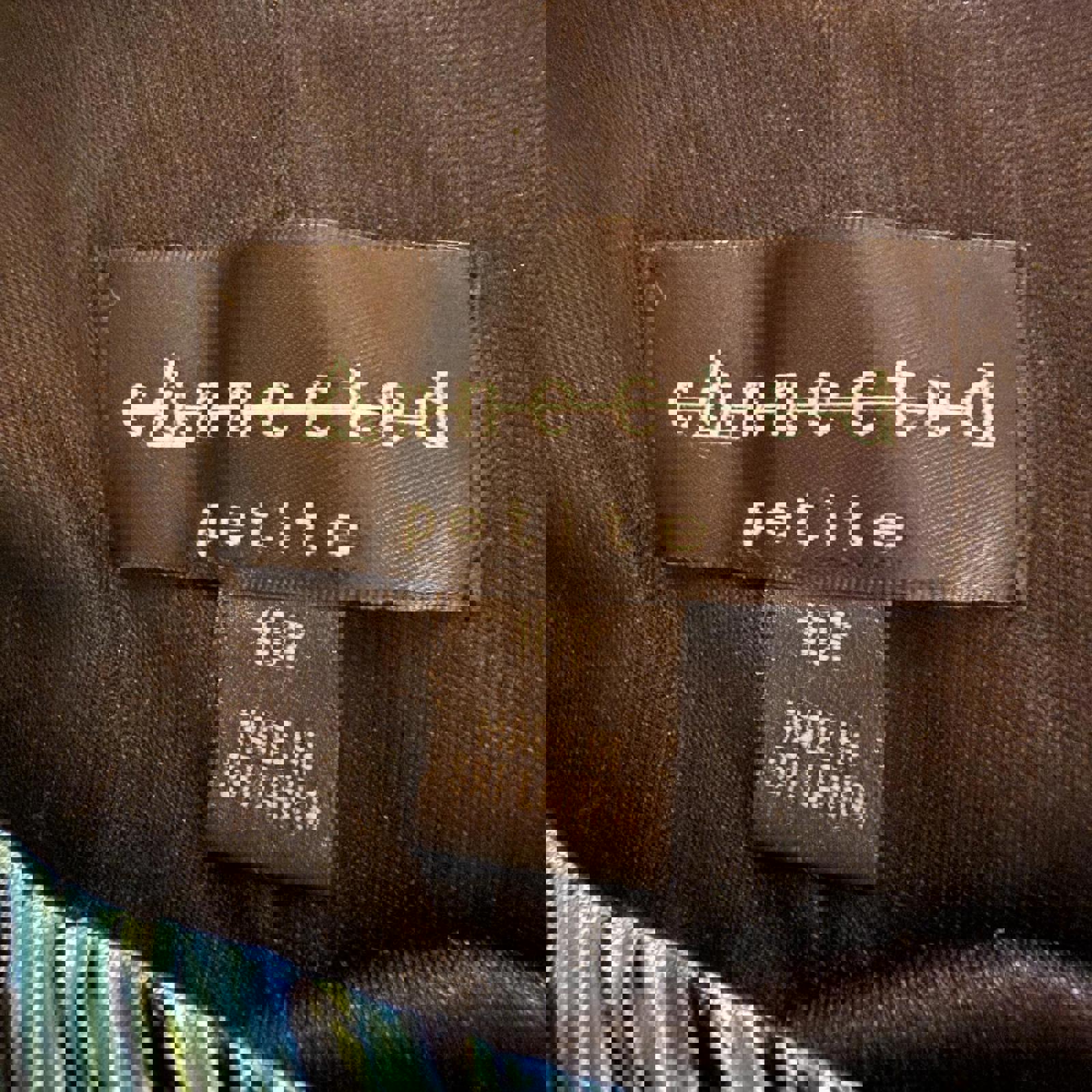 Connected Green and Blue Ruffle Dress