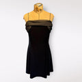 Betsy & Adam Black Velvet Cocktail Dress