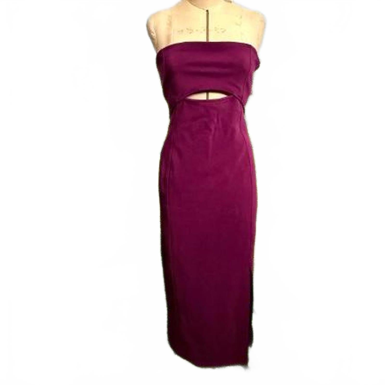 Maeve for Anthropologie Burgundy Bodycon Dress