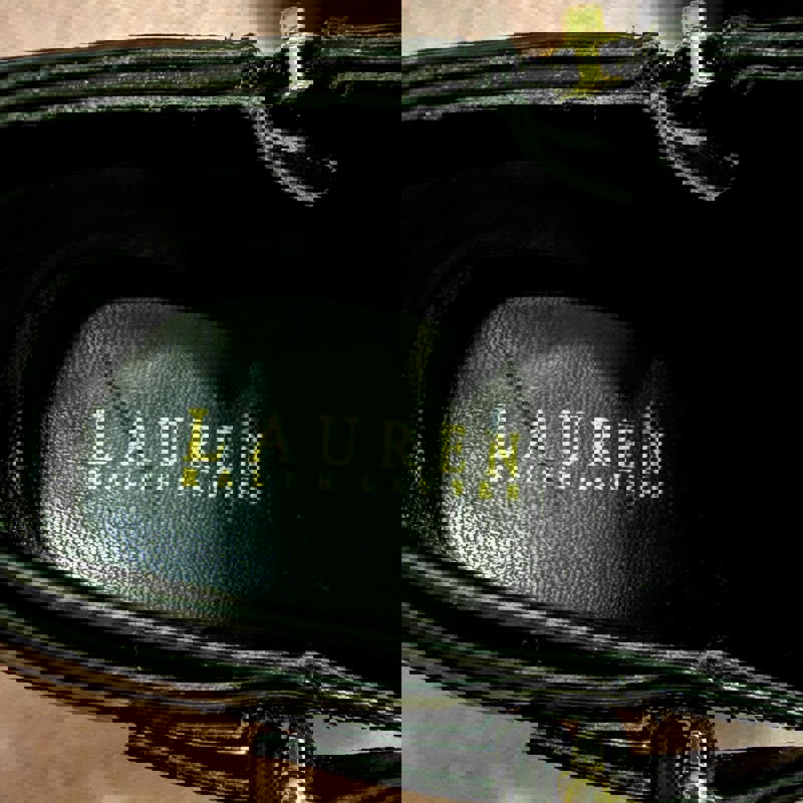 Ralph Lauren Black Leather Pointed Toe High Heel Booties