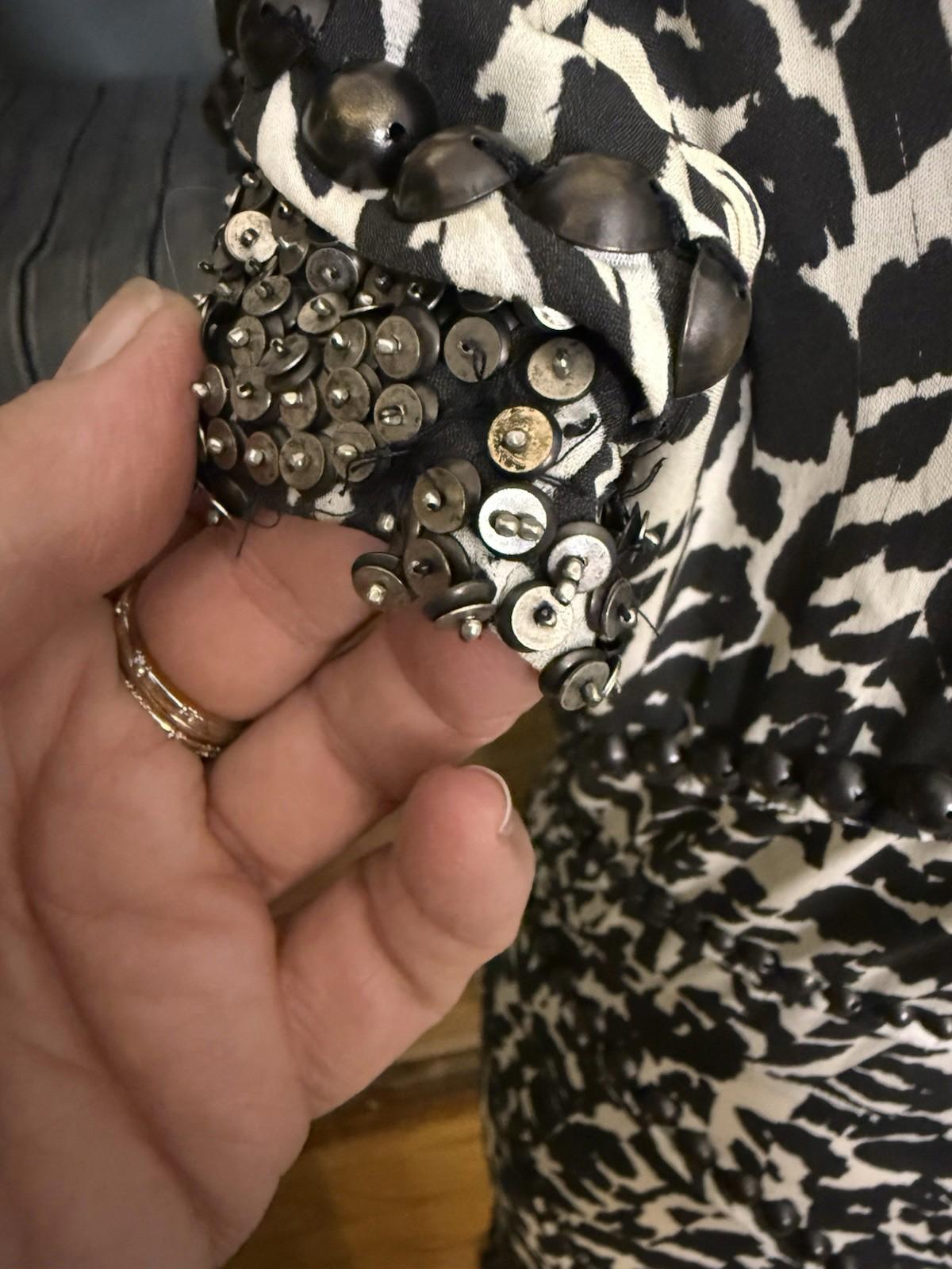 Isabel Marant Dress With Studded Metal Bead Detail