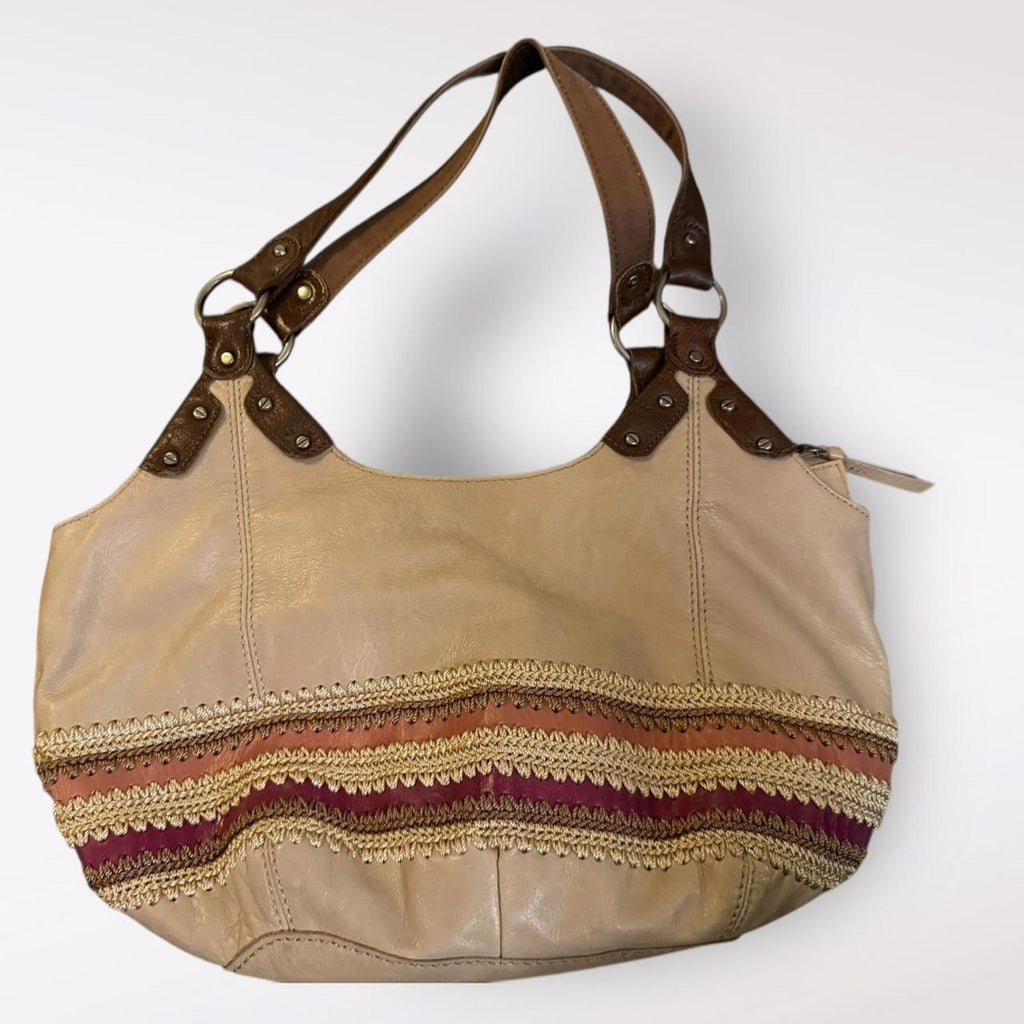 The Sak Women's Tan and Cream Bag