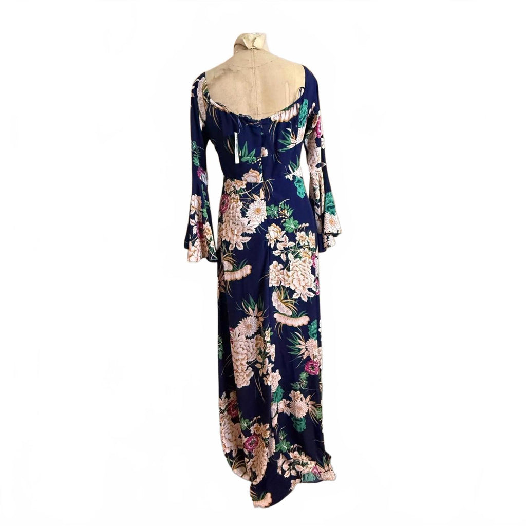 Fashion Nova Floral Long Sleeve Hi-Lo Dress Size XL