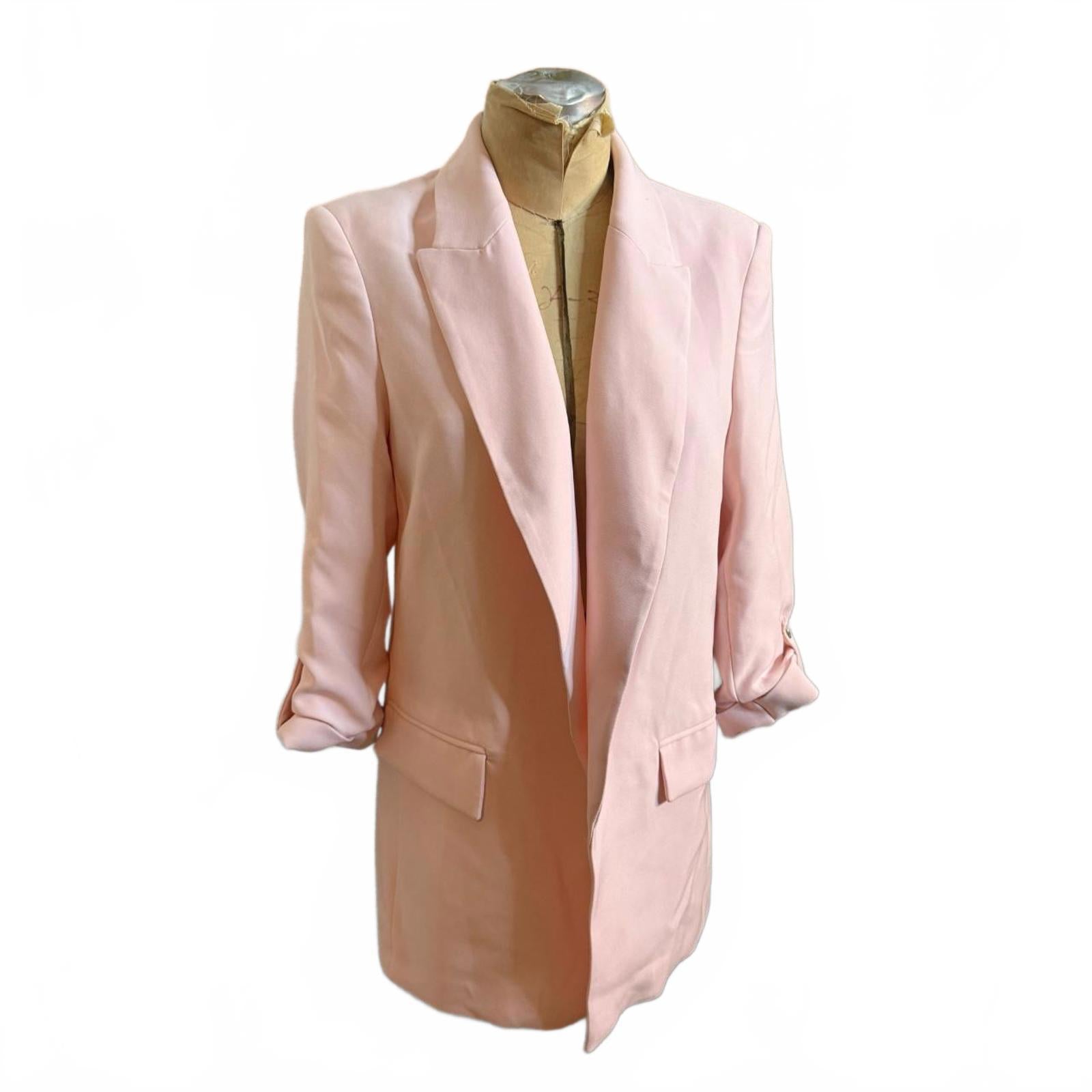 Zara Light Pink Blazer Jacket