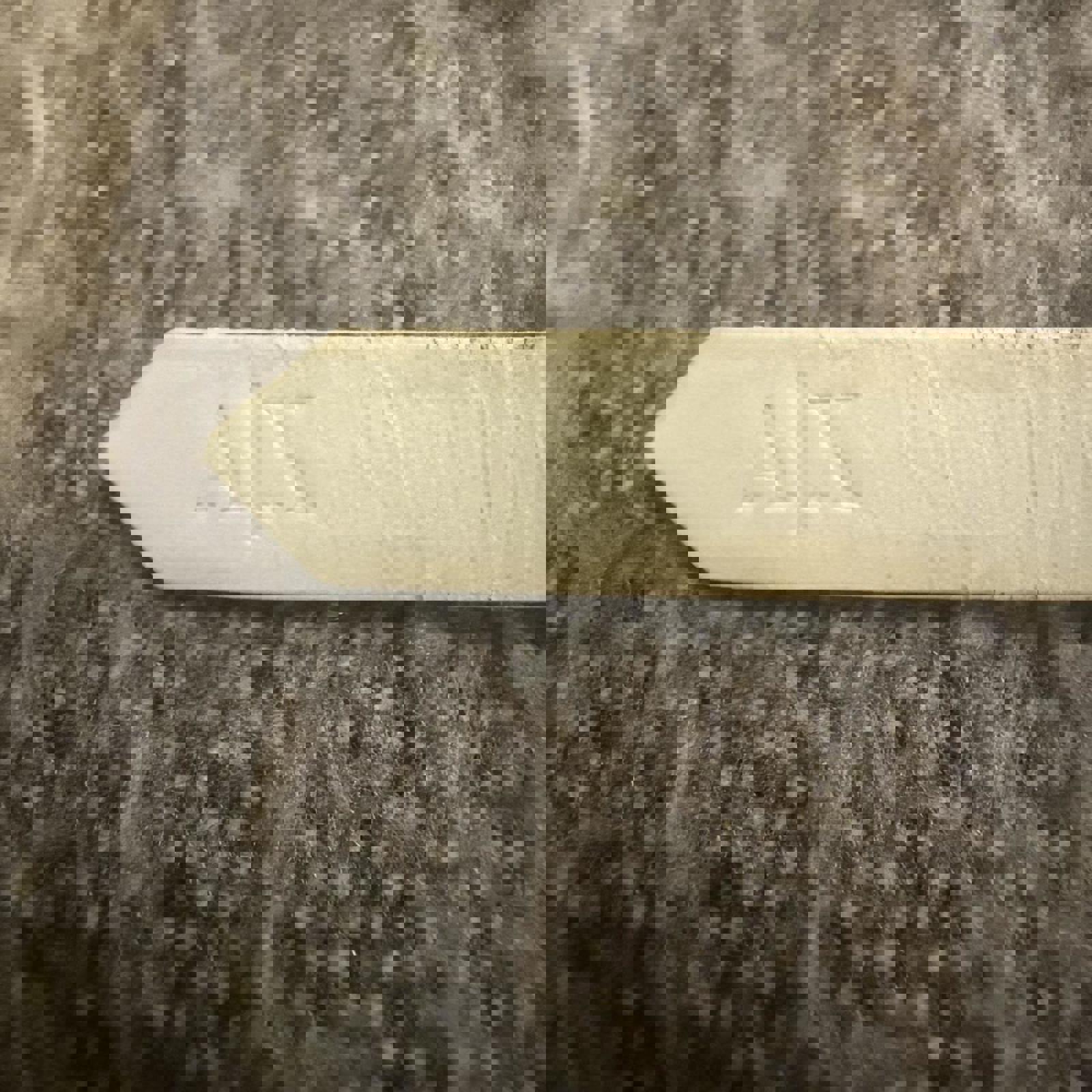 Armani Exchange AX cream leather belt