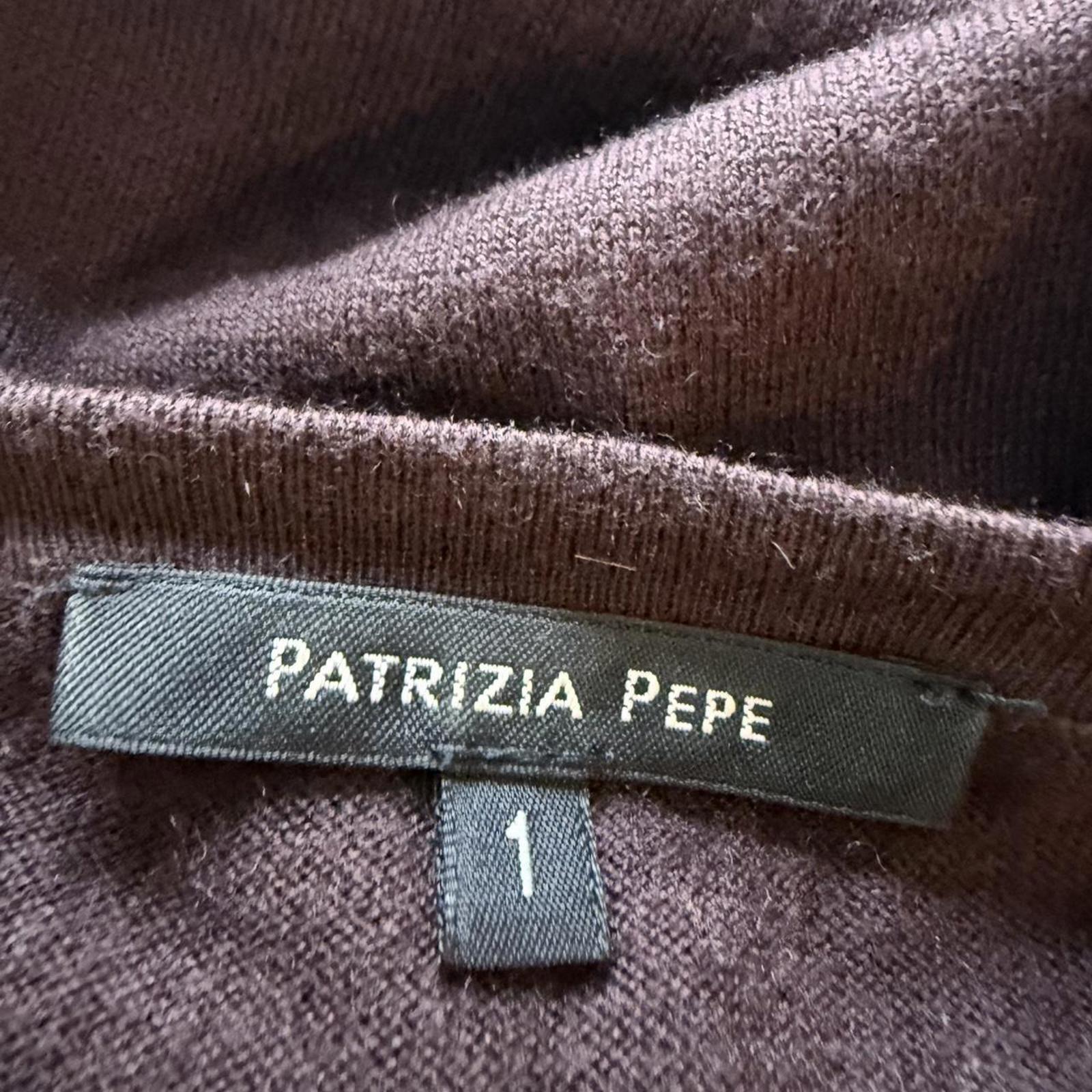 Patrizia Pepe Brown Long Sleeve Dress Size S
