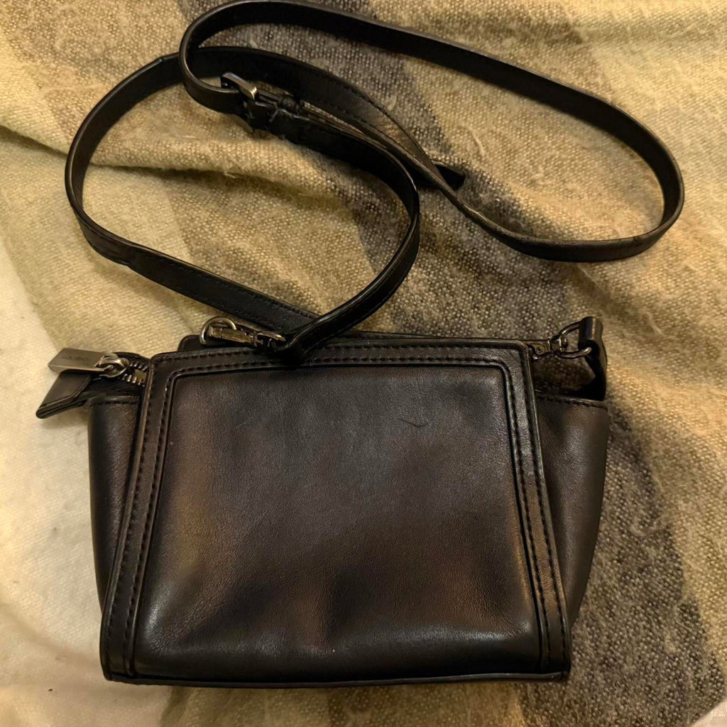 Michael Kors Black Crossbody Purse with Metal Studs