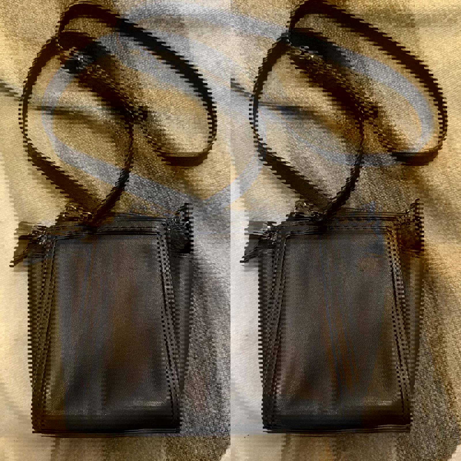 Michael Kors Black Crossbody Purse with Metal Studs