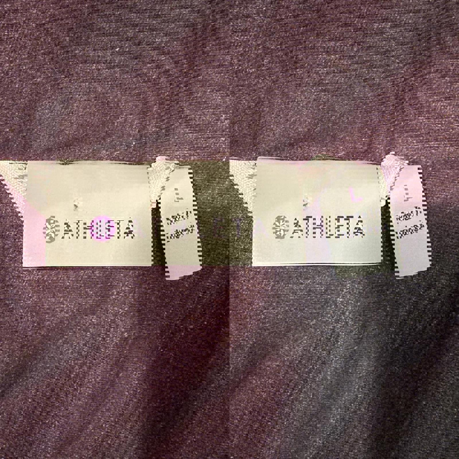 Athleta Black Sleeveless Hooded Vest with Faux Fur Trim