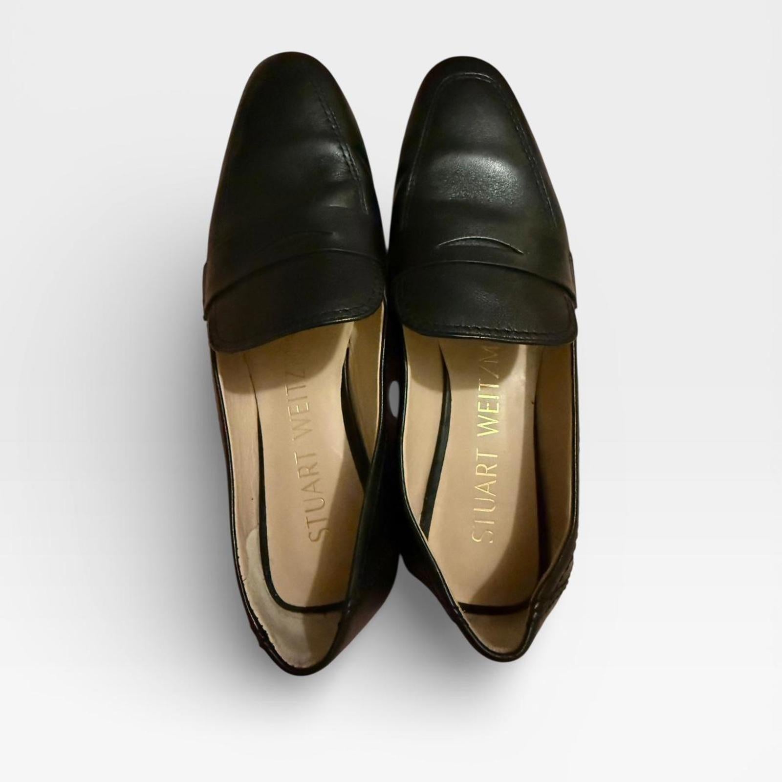 Stuart Weitzman Black Loafers