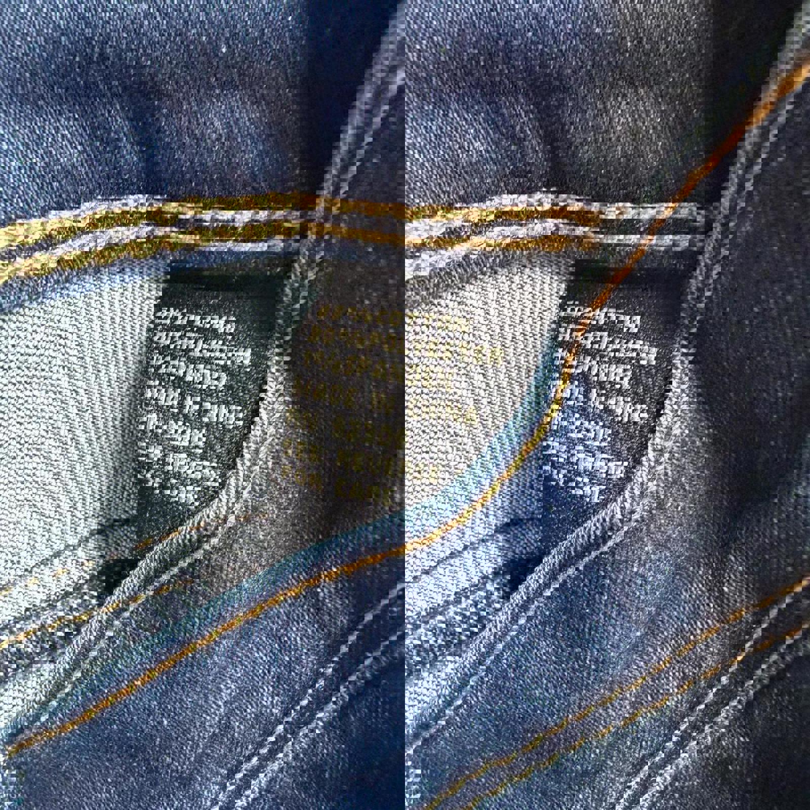 Diane Gilman Dark Blue Denim Midi Skirt with Contrast Stitching