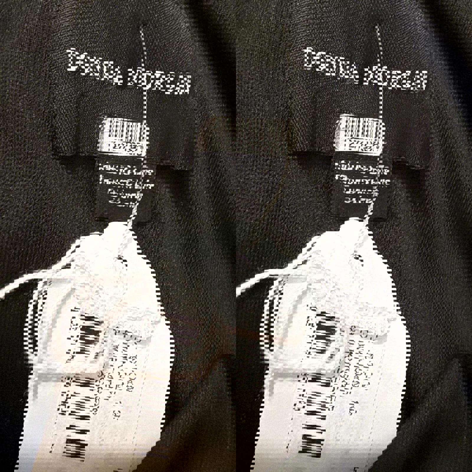 Donna Morgan Black and Purple Maxi Dress