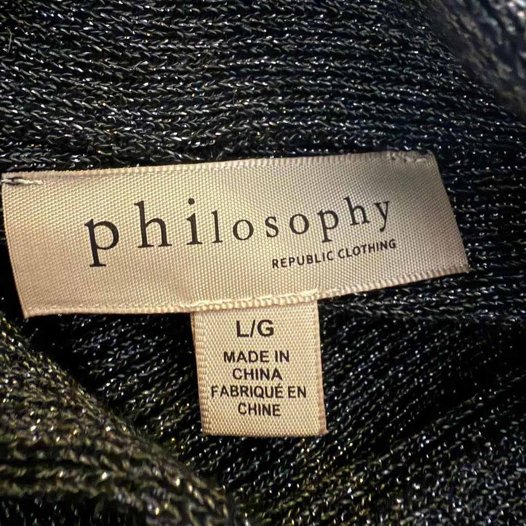 Philosophy Republic Clothing Metallic Knit Sweater